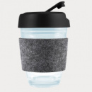 Vienna Coffee Cup Flip Lid RPET Band+Black