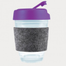 Vienna Coffee Cup Flip Lid RPET Band+Purple