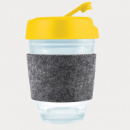 Vienna Coffee Cup Flip Lid RPET Band+Yellow