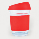 Vienna Coffee Cup Silicone Lid+Red