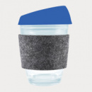 Vienna Coffee Cup Silicone Lid RPET Band+Dark Blue