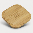 Vita Bamboo Wireless Charger Square+back