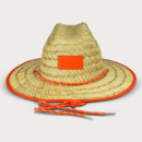 Wide Brim Straw Hat+Orange