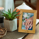 Wooden Photo Frame+in use