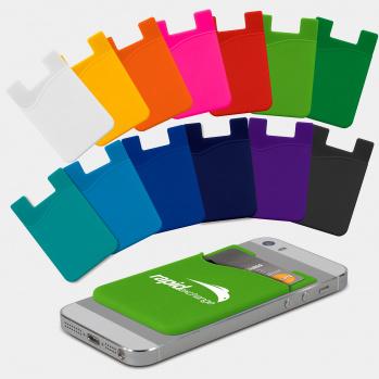 Silicone Phone Wallet (Indent)