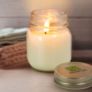 Madison Scented Candle+in use