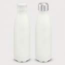 Mirage Powder Coated Vacuum Bottle+White