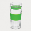 Divino Double Wall Glass Cup+Bright Green