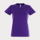 SOLS Imperial Womens T Shirt+Dark Purple